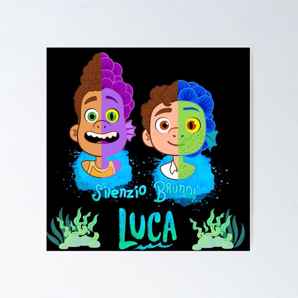 Luca and Alberto (sea monster versions) Poster for Sale by Beatrixyarritu