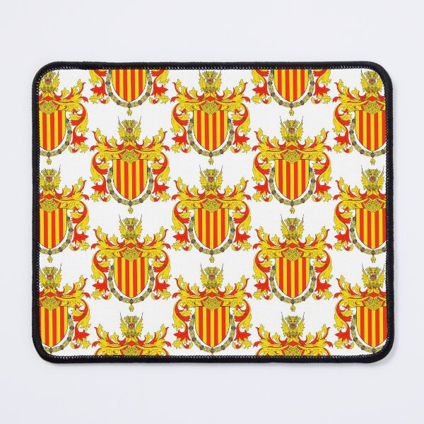 Coat of arms of Catalonia, Escudo de armas de cataluña, Coat of arms, arms, crest, blazon, cognizance, childrensfun, purim, costume Mouse Pad