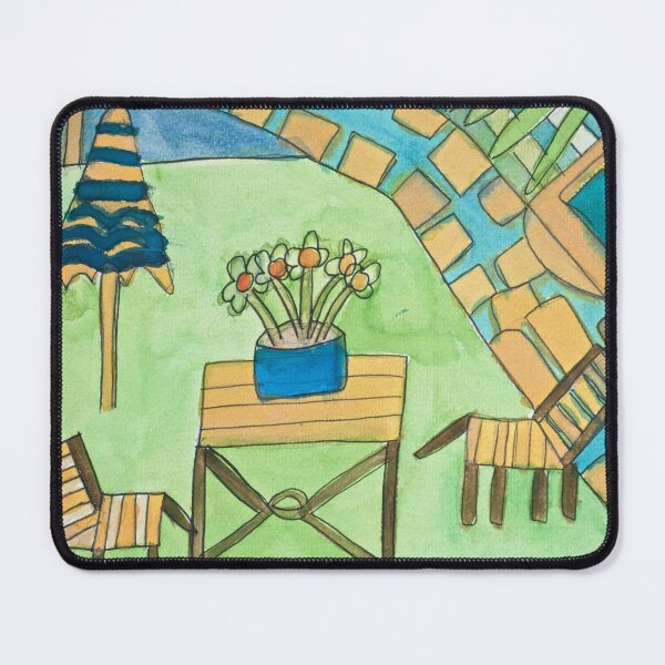 Item preview, Mexican Courtyard Zionart Zion Levy Stewart designed and sold by Zion Levy Stewart.