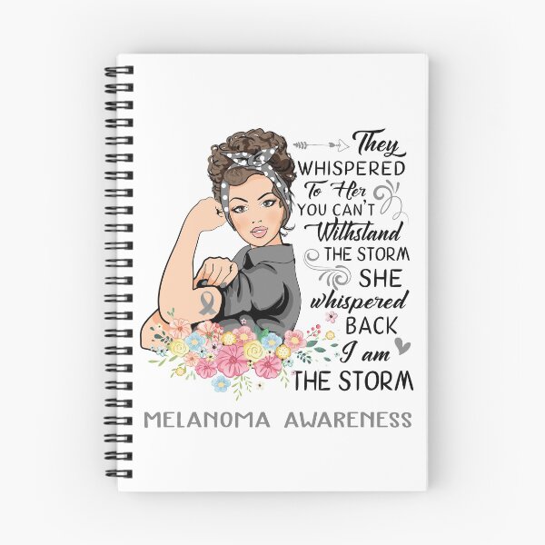Item preview, I AM THE STORM MELANOMA AWARENESS designed and sold by Brad-FI.