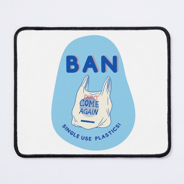 Item preview, Ban Single Use Plastic Blue - Save the Oceans, Clean up our Seas, Environmental Activism designed and sold by Teetee94.