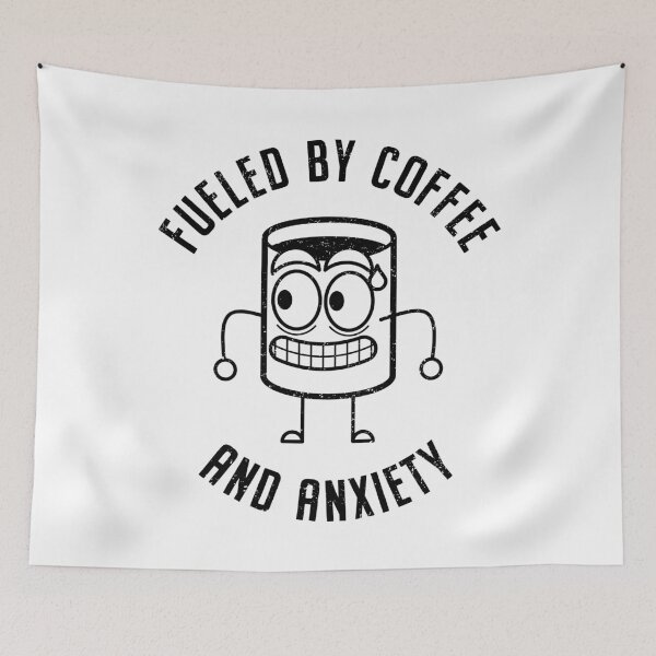 Item preview, Fueled by Coffee & Anxiety designed and sold by Anonymouse Apparel.