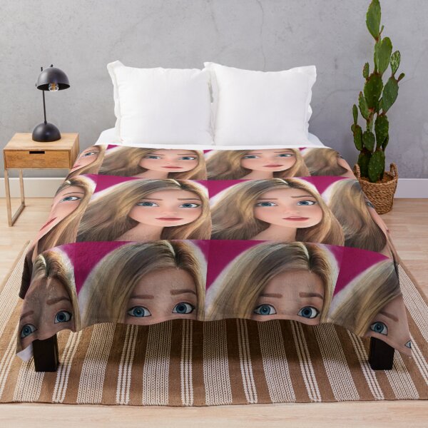 Item preview, Cartoon Pink Purple Girl Design 1 designed and sold by AlfredBilling.