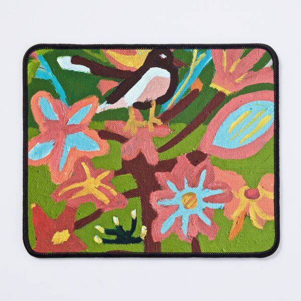 Item preview, Bird on a Flower Zionart Zion Levy Stewart designed and sold by Zion Levy Stewart.
