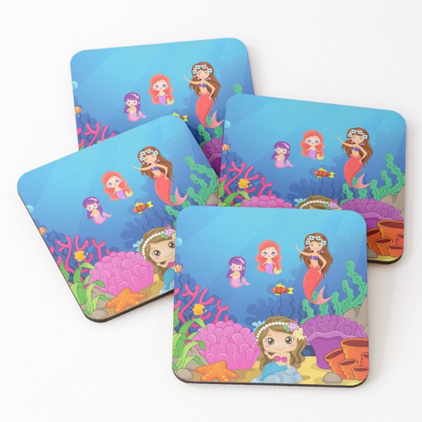 Item preview, Cute Mermaids, Mom and Daughters designed and sold by MEBH.