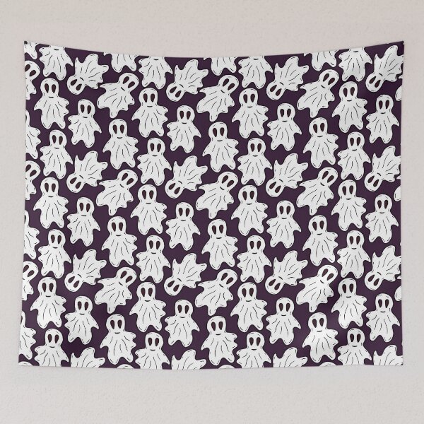 Item preview, halloween purple ghost Pattern for kids,girls designed and sold by cutecrazytshirt.