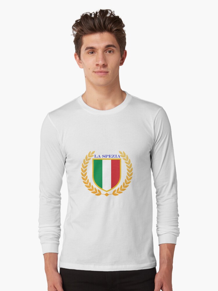 Thumbnail 1 of 5, Long Sleeve T-Shirt, La Spezia Italy designed and sold by ItaliaStore.