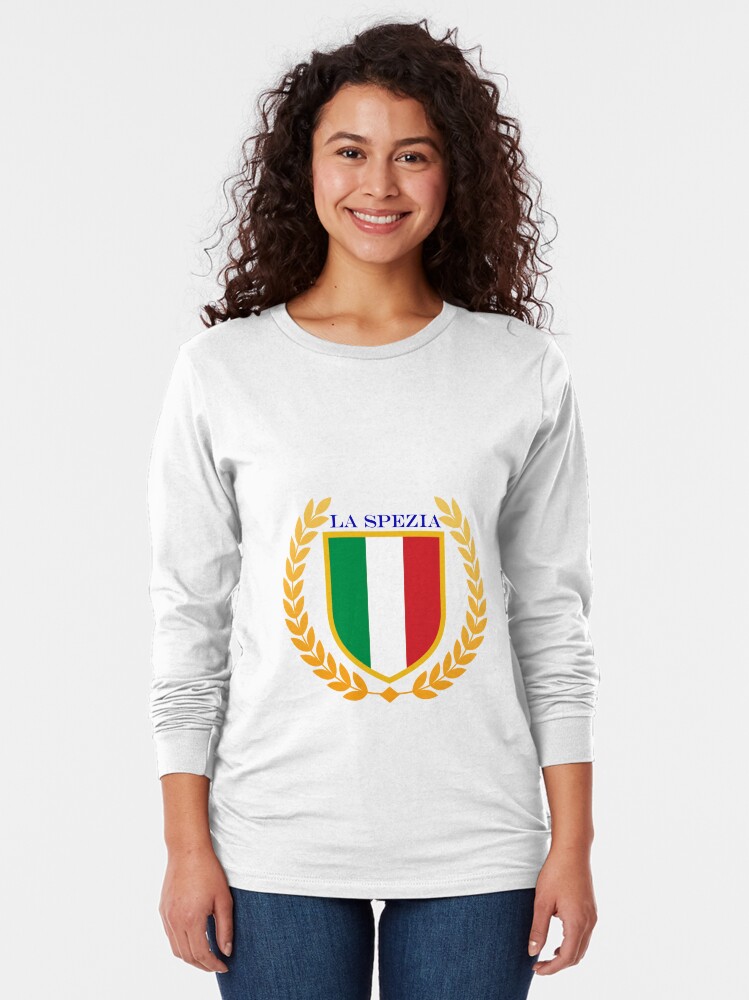 Thumbnail 2 of 5, Long Sleeve T-Shirt, La Spezia Italy designed and sold by ItaliaStore.