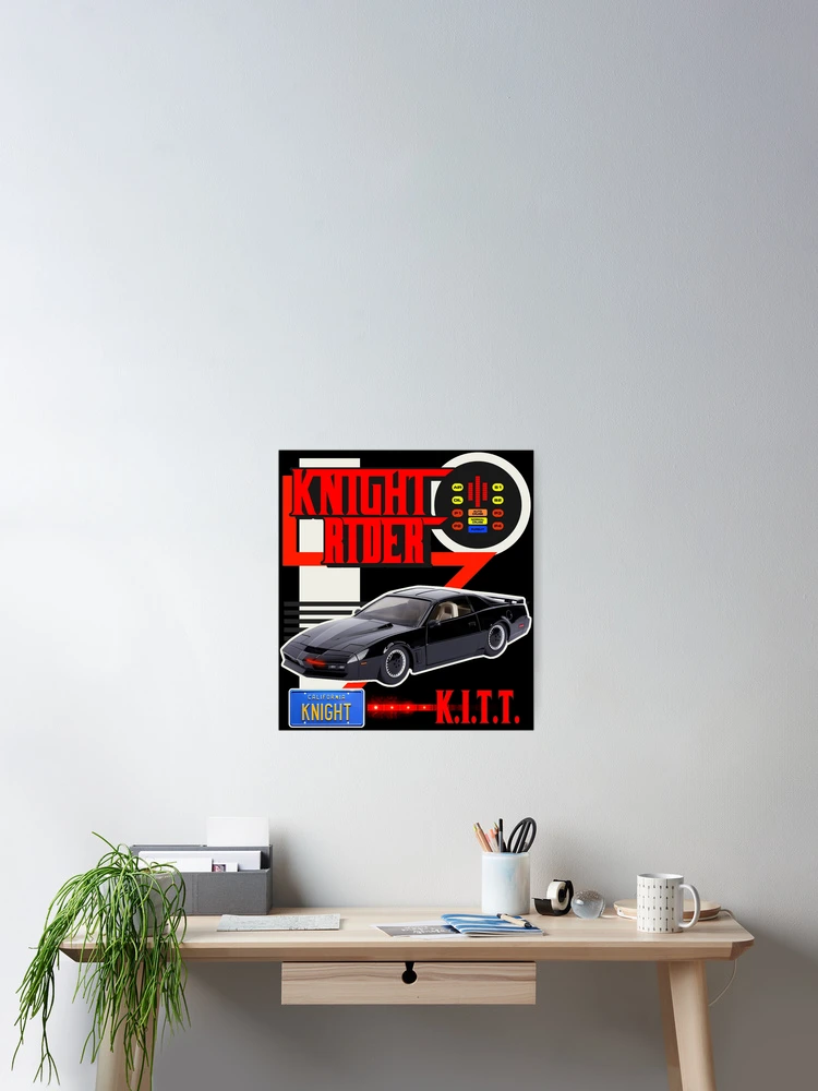 Thumbnail 2 of 3, Poster, Knight Rider KITT Car Racing Style Design designed and sold by acquiesce13.