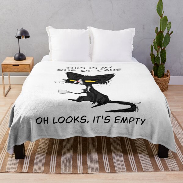Item preview, BLACK CAT THIS IS MY CUP OF CARE OH LOOKS IT'S EMPTY designed and sold by Youngstyle.