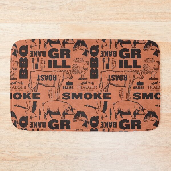 Item preview, Traeger BBQ Smoker Butcher Pattern designed and sold by hookline.