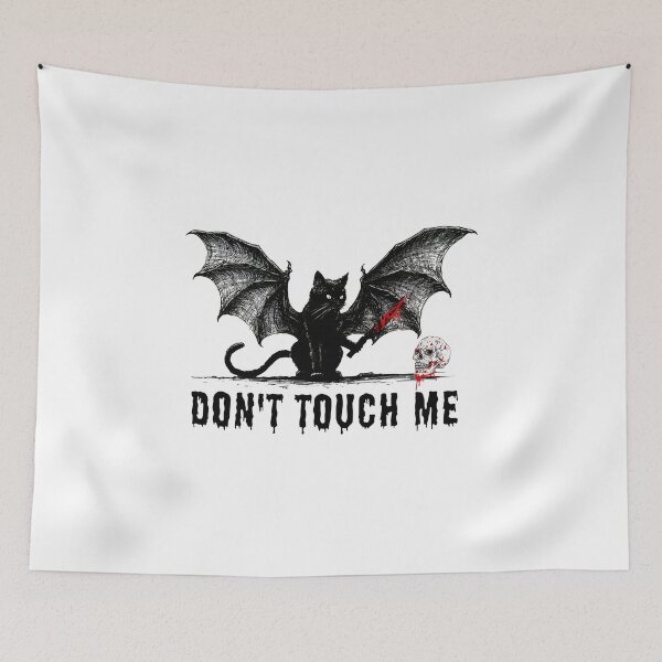 Item preview, BLACK CAT WITCH DON'T TOUCH ME HALLOWEEN designed and sold by Youngstyle.