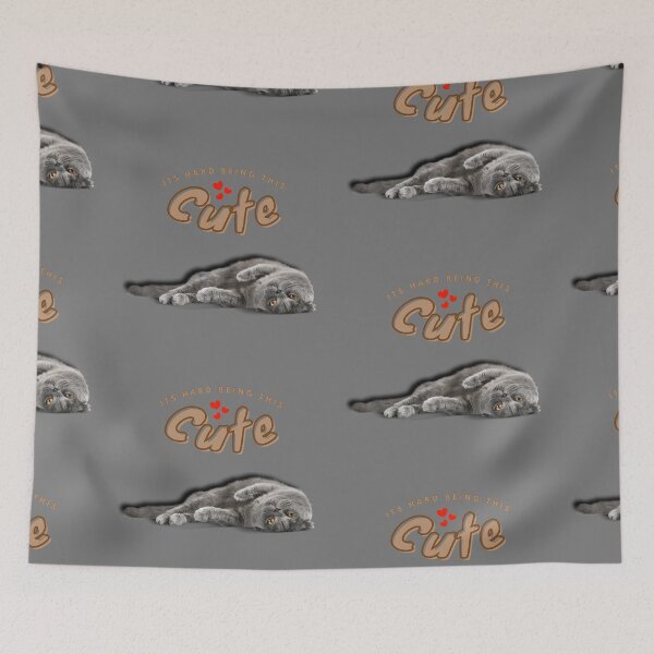 Item preview, Its hard being this cute  designed and sold by jcad216.