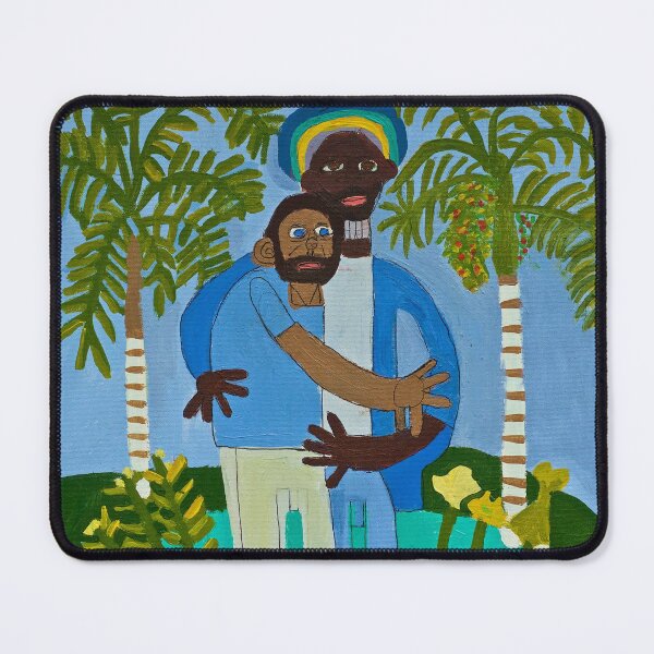 Item preview, Rasta man Hug Zionart Zion Levy Stewart designed and sold by Zion Levy Stewart.