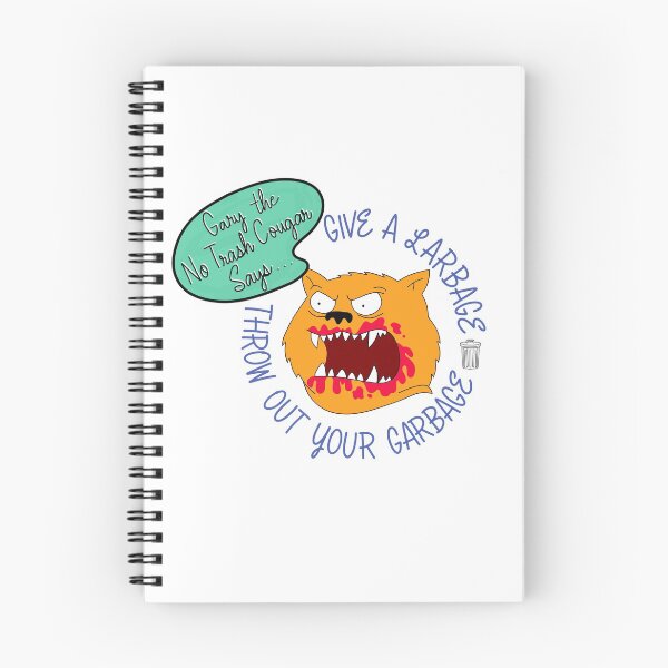 Item preview, Gary the No Trash Cougar designed and sold by KaydiddyArt.