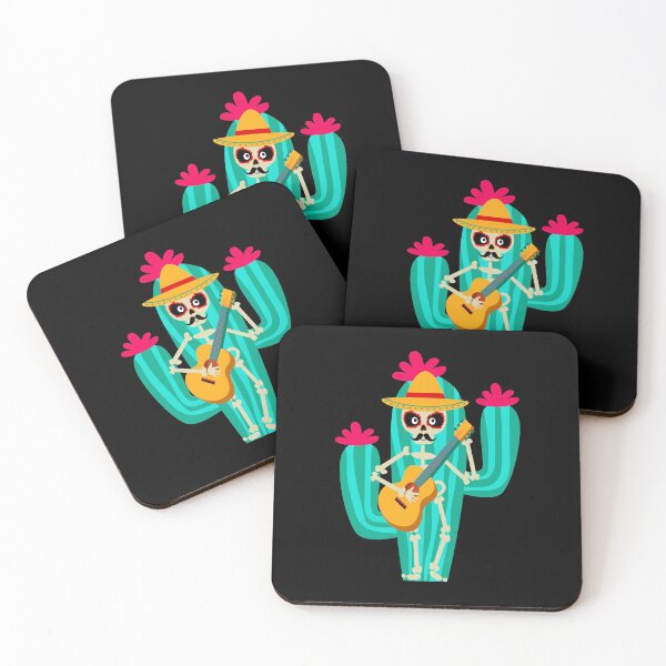 Item preview, Day of the Dead Skeleton Playing Guitar designed and sold by ChelleCreate.