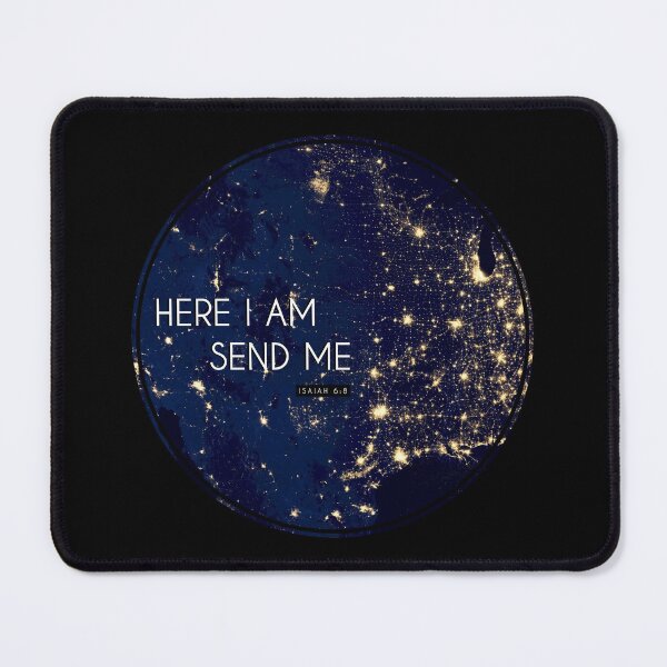 Item preview, Here I am, Send Me Isaiah 6:8 designed and sold by KA DESIGNS.