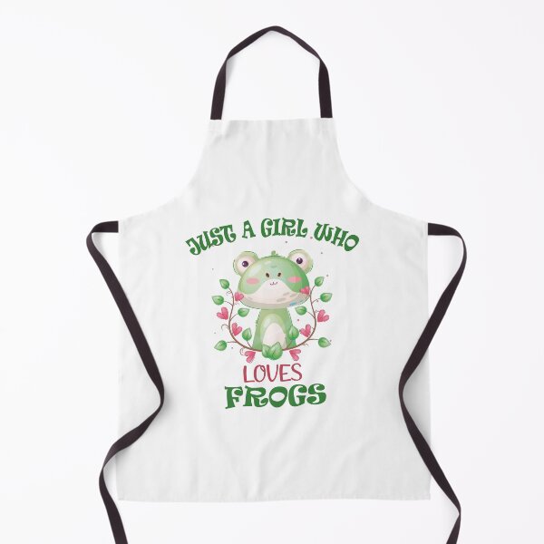 Item preview, cute Just A Girl Who Loves Frogs for girls designed and sold by FreeMood.