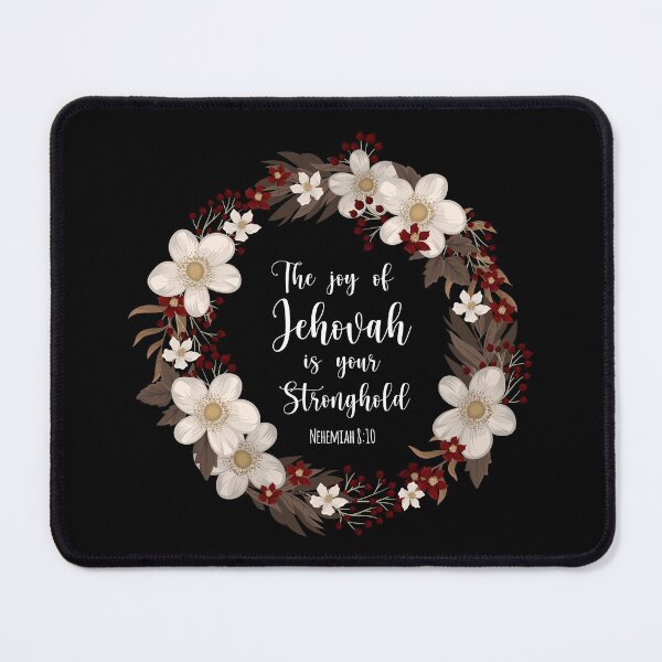 Item preview, The joy of Jehovah is your stronghold Floral designed and sold by KA DESIGNS.