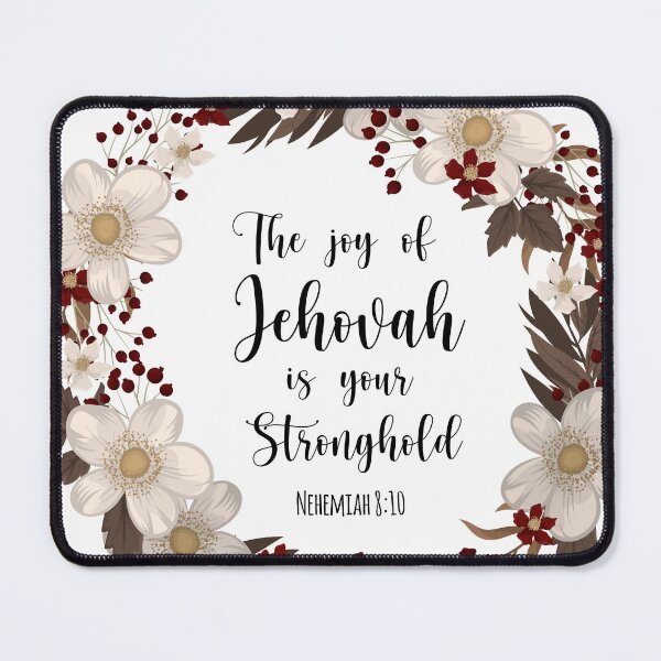 Item preview, The joy of Jehovah is your stronghold Floral designed and sold by KA DESIGNS.