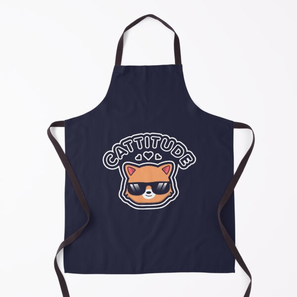 Item preview, Cattitude Cute Cat Attitude Kawaii Pun designed and sold by AweSoMe Shirts.
