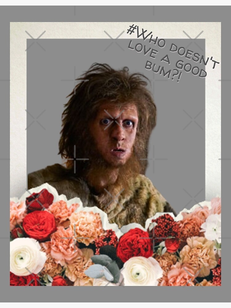 "Robin the caveman Bbc Ghosts " Poster for Sale by Sonipova Redbubble