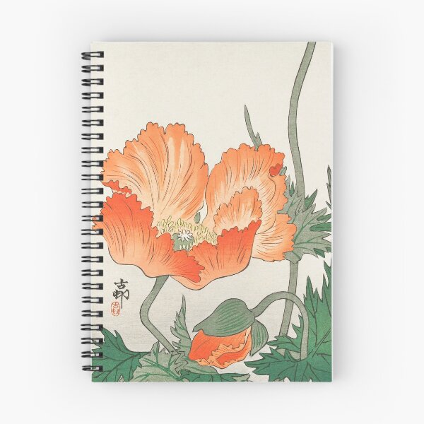 Artikelvorschau, Ohara Koson (1877-1945) Schlafmohn aus Vögel und Blumen entworfen und verkauft von DrMcFlowerFace.