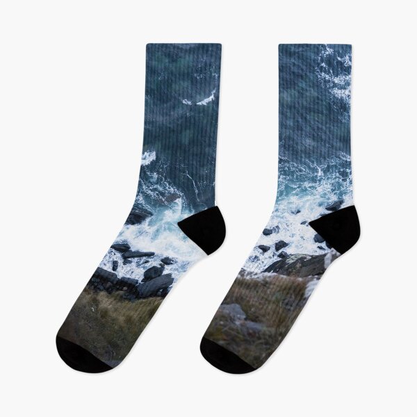 Item preview, Sea Waves Hitting Shore of Scotland designed and sold by Danny Wanders.