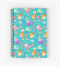Cat Mermaids Spiral Notebook
