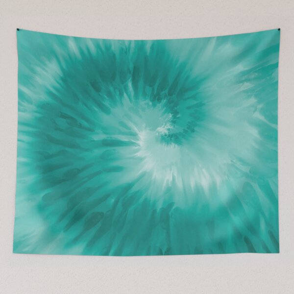 Item preview, Spiral Abstact in Aqua designed and sold by PlumKind.