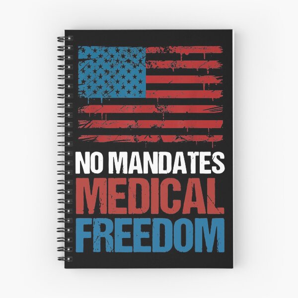 Aperçu de l'œuvre AUCUN MANDATS LIBERTÉ MÉDICALE DRAPEAU AMÉRICAIN créée et vendue par Youngstyle.