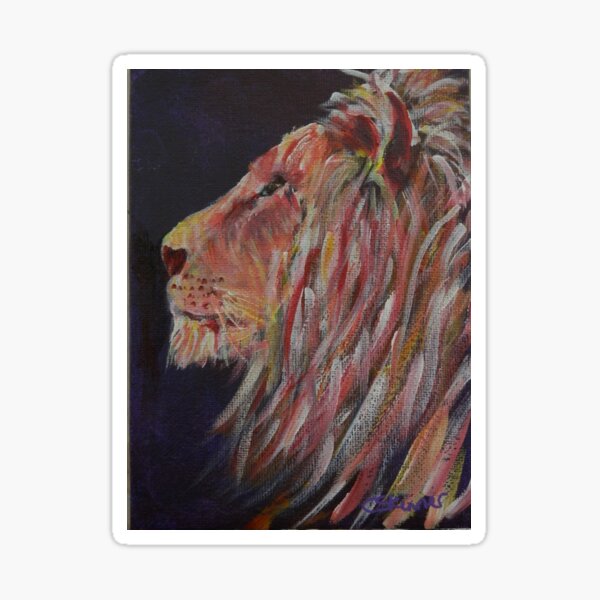 Pride of the Lion Sticker