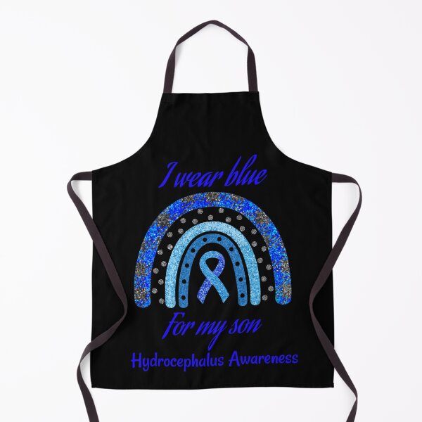 Item preview, I wear blue for my son hydrocephalus awareness rainbow- hydrocephalus awareness designed and sold by Designs Of all kinds.