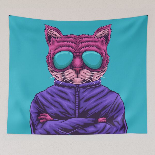 Item preview, Tough Pink Cat designed and sold by OutofFocusShop.