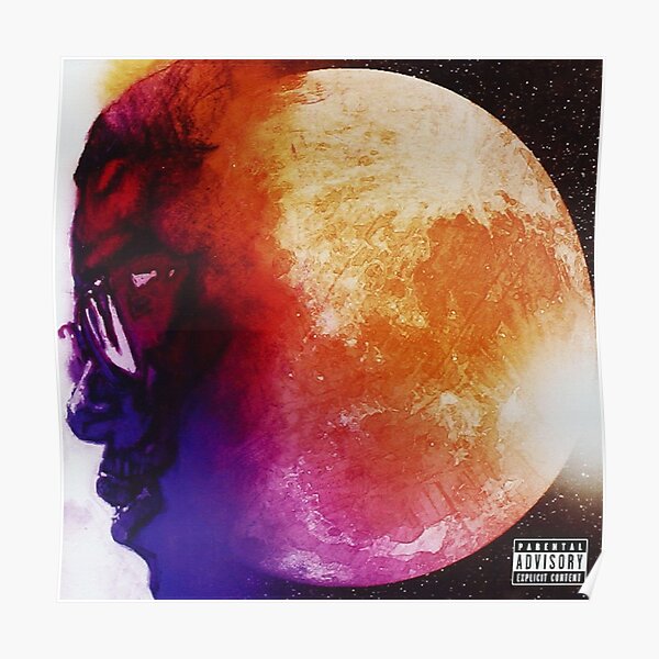 Kid Man In The Moon Poster Poster