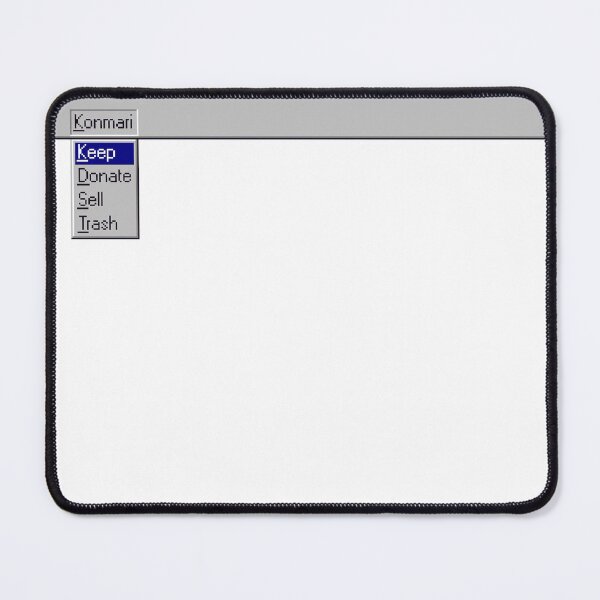 Item preview, Konmari Grey Blue Decluttering Windows 95 Computer Menu designed and sold by JessicaAmber.