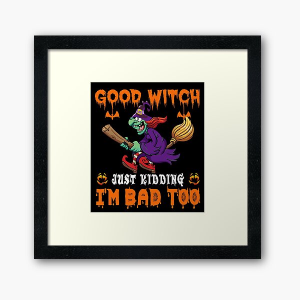 Good Witch Framed Art Print