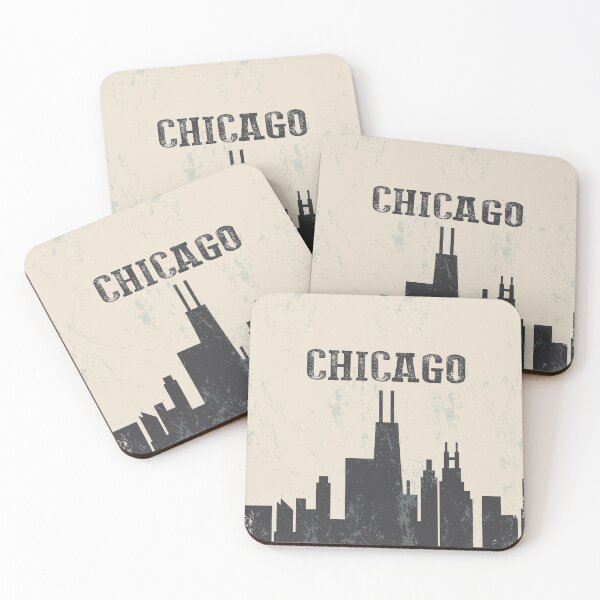 Item preview, Chicago City Skyline Retro Vintage  designed and sold by HStudioPrints.