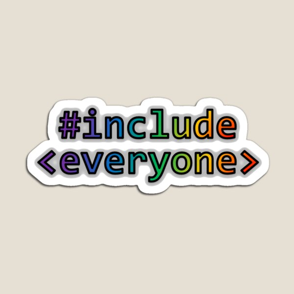 Item preview, GEEKS FOR PEACE - #INCLUDE EVERYONE designed and sold by BagChemistry.