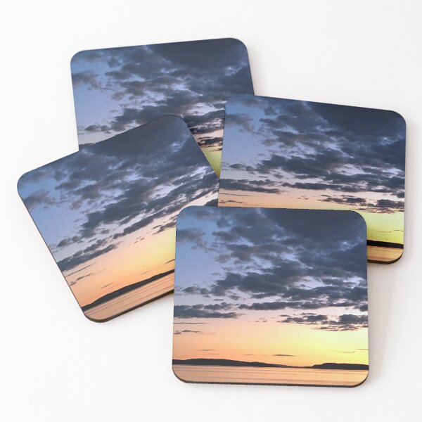 Item preview, Sunset on the Lake with Dark Clouds designed and sold by Ric1926.