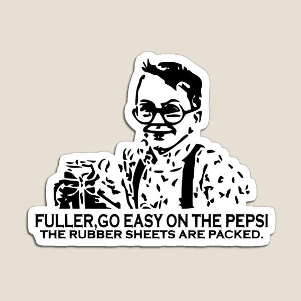 Aperçu de l'œuvre Fuller boit du pepsi n&b créée et vendue par DillardFrancis.