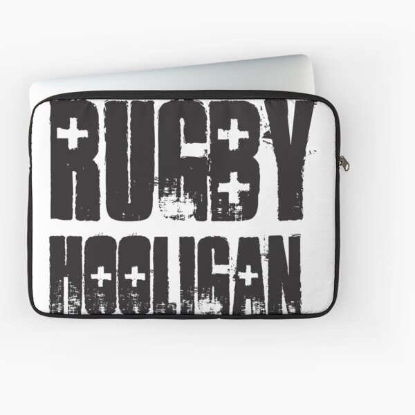 #rugby hooligan Laptop Sleeve