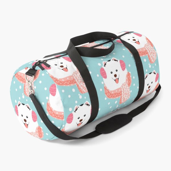 Item preview, Cute Samoyed Dog in Snow designed and sold by Lulupainting.