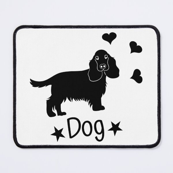 Item preview, Love Black English Cocker Spaniel designed and sold by Lulupainting.