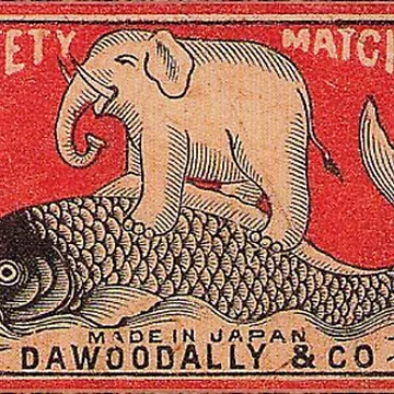 Artwork thumbnail, Elephant Riding a Fish by CtlAltDel