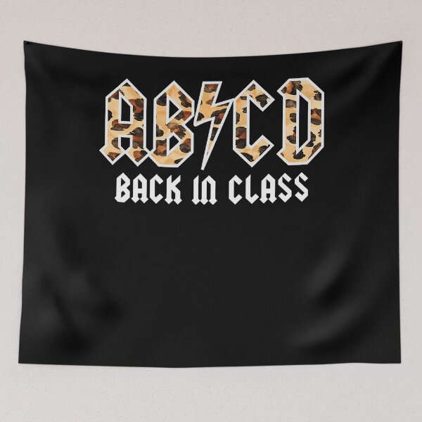 Item preview, ABCD BACK IN CLASS! LETS ROCK  designed and sold by AnttilaIt.