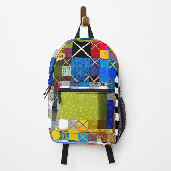 Item preview, Embroidry squares stitching effect threaded needle sewing cuadros, designed and sold by rupydetequila.