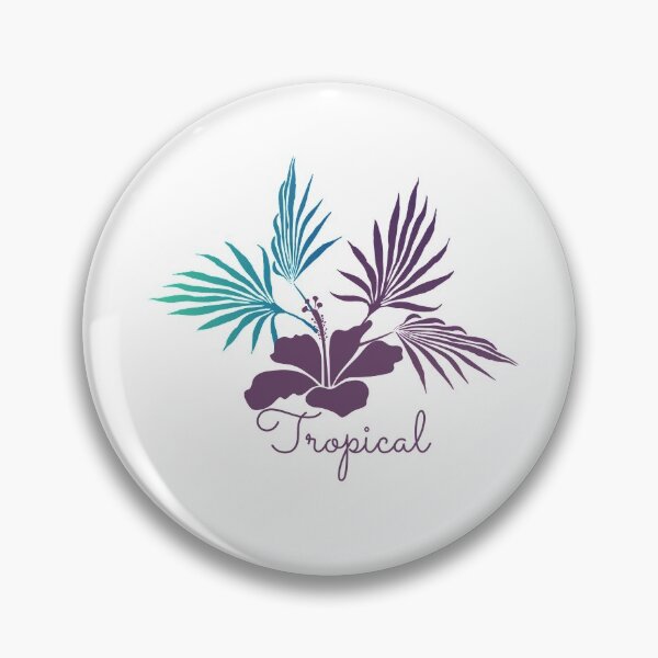 Item preview, Tropical Island Hibiscus Monstera Leaves designed and sold by GraphicsClub.
