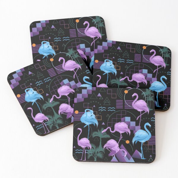 Item preview, Flamingo Retro Pattern designed and sold by ShaireProd.