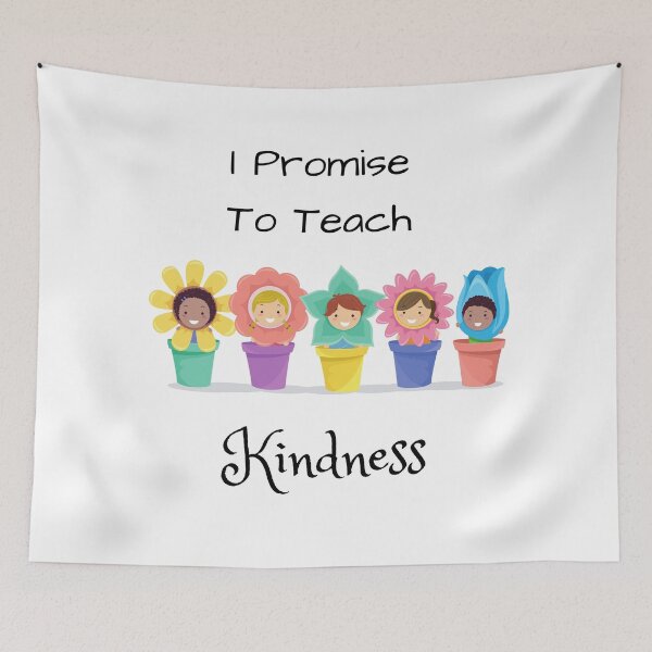 Item preview, I Promise To Teach Kindness, teaching is my superpower designed and sold by MamaSweetea.